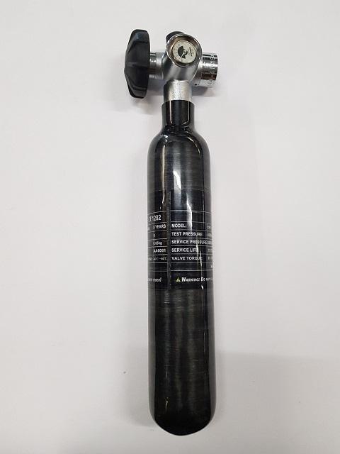 JDH - Duikfles 300 Bar 0,5L Carbon